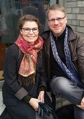 Foto: Lena Nyhus und Victor Schiering, Berlin Okt. 2018